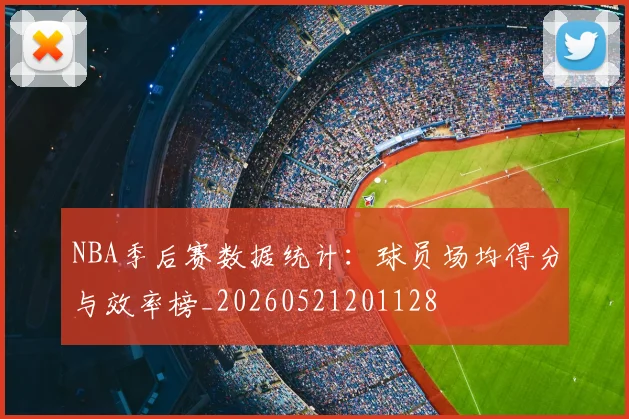 NBA季后赛数据统计:球员场均得分与效率榜_20260521201128